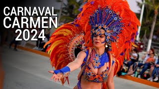 CARNAVAL CARMEN 2024  CIUDAD DEL CARMEN CAMPECHE [upl. by Lyrradal]