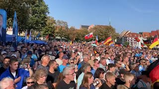 AfD Wahlkampfabschluss Weidel amp Höcke Erfurt 31824 [upl. by Sutit125]