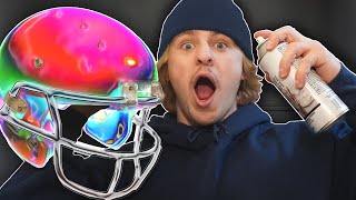 I Made the Worlds Craziest Football Helmet [upl. by Almap]