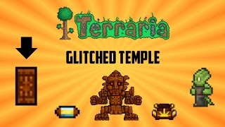 Terraria ios 124  Glitched Lihzahrd temple [upl. by Sirronal]