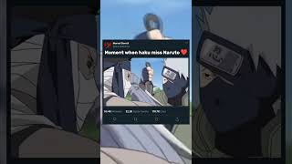 Haku miss Naruto ❤️anime animeedit naruto kakashi shorts short [upl. by Annabal2]