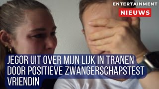 Emotionele onthulling Jegor Over Mijn Lijk huilt bij zwangerschapstest vriendin [upl. by Ute]