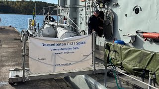 20241005 Gålöbasen och en tur med torpedbåten HMS Spica T121 i solskenet [upl. by Macegan]