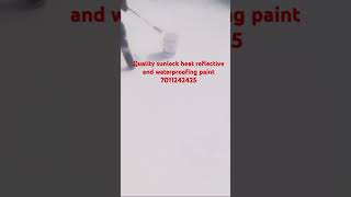 heat reflective and waterproofing paint quality sun lock cool coolroof heat home waterproof [upl. by Travers]