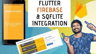 Flutter Firebase Application  Integrating Firebase DB amp Using SQFLITE [upl. by Ainnek407]