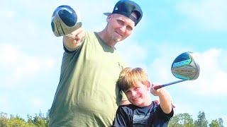 😱 1st VISIT❗ HE LEARNED QUICK🏅 FATHER  SON GOLF ⛳ viral learn dadson wow funnyRAYMONEY954 [upl. by Farrel]