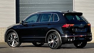 Volkswagen NEW Tiguan RLine 2022 in 4K Deep Black Pearl 20 inch Misano walk around amp detail Inside [upl. by Ketchan719]