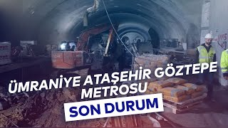 ÜMRANİYE ATAŞEHİR GÖZTEPE METROSU [upl. by Rugg]