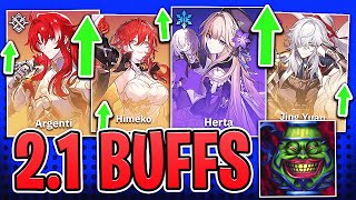 These Characters Will Receive a CRAZY Buff During 21 in Honkai Star Rail [upl. by Kehsihba477]