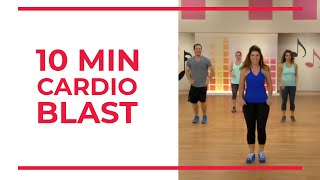 10 Minute CARDIO BLAST  At Home Workouts [upl. by Gnouc]