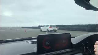 Crail Raceway 14 Mile BMW 330D Stage 1 vs BMW M135i [upl. by Marshal]