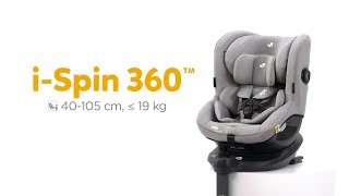 Joie iSpin 360™  Leading iSize Spinning Car Seat for Newborns to Toddlers [upl. by Nive]