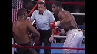 RIDDICK BOWE vs TYRELL BIGGS [upl. by Brodeur]