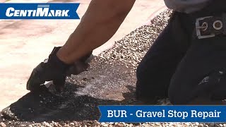 Gravel stop repair on a BuildUp roof system [upl. by Kalle]