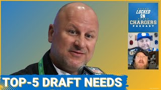 Ranking Chargers 5 Biggest Draft Needs Wide Receiver and Cornerback Have to be Taken Early On [upl. by Vil]