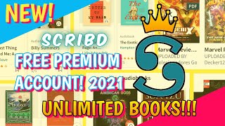 UNLIMITED BOOKS Scribd Premium Account 2021  FRESH NEWLY UPDATED PREMIUM ACCOUNT [upl. by Nylodam]