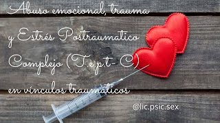 Abuso emocional trauma y estrés postraumatico complejo TeptC en vínculos traumáticos [upl. by Hakilam208]