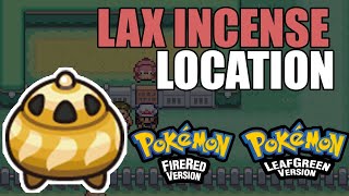 How To Get Lax Incense In Pokemon FireRed amp LeafGreen [upl. by Ecnahs719]