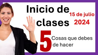 Inicio de clases 15 Julio de 2024 UnADM [upl. by Beuthel]