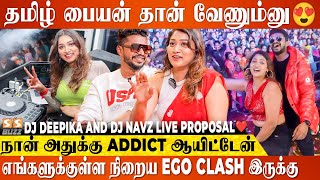 DJ  னா என்னன்னே தெரியாம கேள்வி கேக்க வந்துட்டீங்க  DJ Deepika❤️DJ Navz Live Proposal [upl. by Stinky]