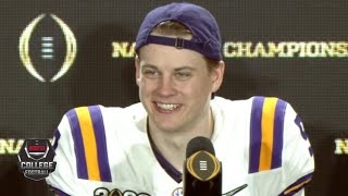 Joe Burrow National Championship was a long time coming for LSU  College Football on ESPN [upl. by Goodman]