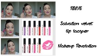 Salvation Velvet Lip Lacquer  Makeup Revolution [upl. by Stearns]