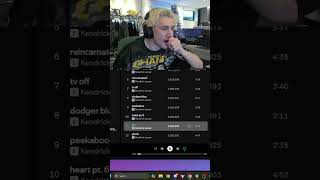 xQc goes restarted listening to Kendrick Lamar  shorts [upl. by Eerual]