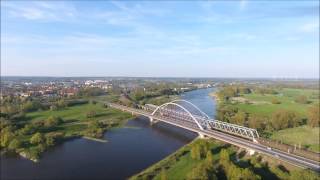 Lutherstadt Wittenberg aus der Luft vor dem Reformationsfest 2017 DJi Phantom 4 Drohne [upl. by Nod]