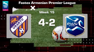 Urartu  BKMA 42 Fastex Armenian Premier League 202425 Week 15 [upl. by Sedda]