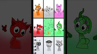 Incredibox Sprunki New Big Colour Dance Challenge [upl. by Deirdra]