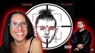 Mom REACTS to Eminem  KILLSHOT [upl. by Bolitho]