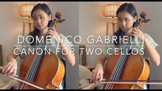 Canon for Two Cellos  D Gabrielli [upl. by Thant]