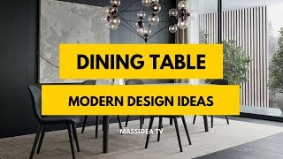 75 Beautiful Modern Dining Table Design Ideas for Family [upl. by Nylitak]