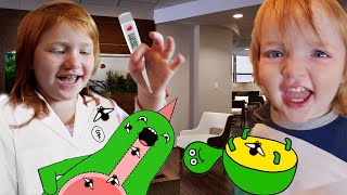 PET VET with NiKO Doctor Adley takes care of animals pretend play pet clinic Adleys app reviews [upl. by Miche]