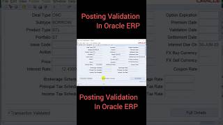 How to make Posting Validation in oracleerp [upl. by Hannah]