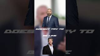 Triple H Doesn’t Try To Be Like Vince McMahon [upl. by Abbey978]