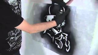 How To Create A Graffiti Stencil [upl. by Irb127]