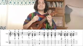 Tiptoe Trough The Tulips Ukulele Instrumental sheet music and tab in description [upl. by Htebasil]