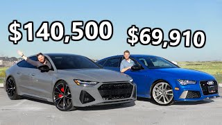 2021 Audi RS7 vs 2016 Audi RS7  Serious Monster Meets Seriously Good Deal [upl. by Nolrah]