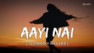 Aayi Nai Slowed  Reverb  Pawan Singh Simran Divya  Stree 2  Rajkummar Shraddha  SR Lofi [upl. by Yelyak]