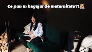 FAC BAGAJUL PENTRU MATERNITATE Ce conține 👼🏼🤍 [upl. by Takeo762]