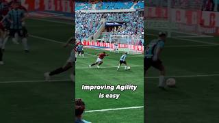 Improving Agility is easy football skills trending Exercise Eu Sento Gabu trending youtubeshorts [upl. by Leikeze]