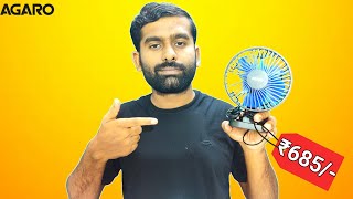 AGARO Breeze USB Desktop Fan  Best Portable Fan Under ₹1000  Mini Table Fan Review [upl. by Aisats]