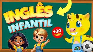 APRENDER INGLÊS  INGLÊS INFANTIL  AULA DE INGLÊS PARA CRIANÇAS COM AMIGO MUMU [upl. by Odlaniger]