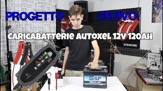 New Project Estivo Caricabatterie Autoxel 12v2120 Ah [upl. by Ahsoem74]