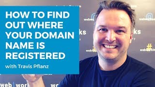 How to Find Out Where Your Domain Name is Registered [upl. by Hnah]