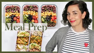 1 Woche Meal Prep  vegetarisch amp mit Rezepten [upl. by Euqnomod47]