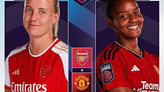 Arsenal v Manchester United  Full Match HD  Womens Super League  17 Feb 2024 [upl. by Airdnat]