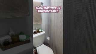 Cómo mantener tu baño impecable limpieza baño inodoro [upl. by Enyalahs]