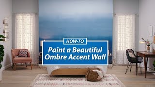 Ask SW How To Paint An Ombre Accent Wall  SherwinWilliams [upl. by Razal132]